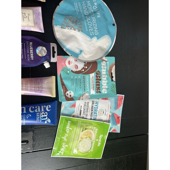 Full size Spa Bath Body Bundle Gift Set 14 Pieces Face Body Feet Hands Treaments - Picture 2 of 13